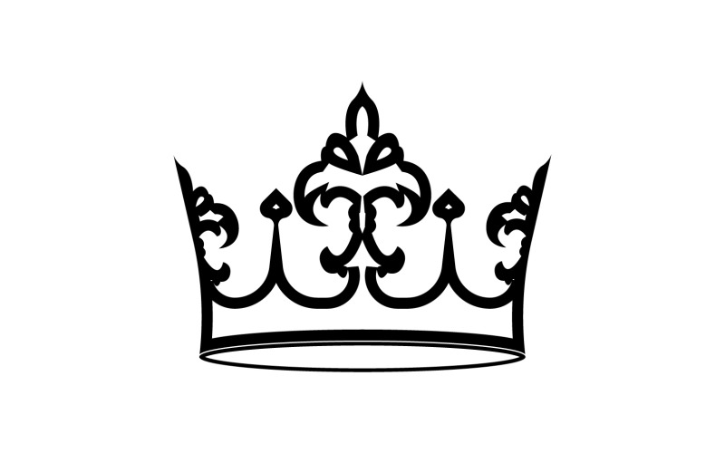 Kroon Logo Template Vector Icon Illustratie 16