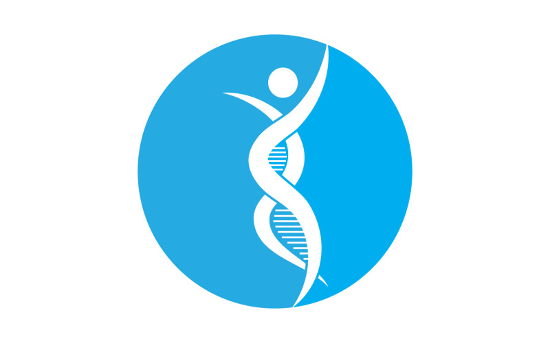 Logo de l'ADN humain Icon Design Vector 26