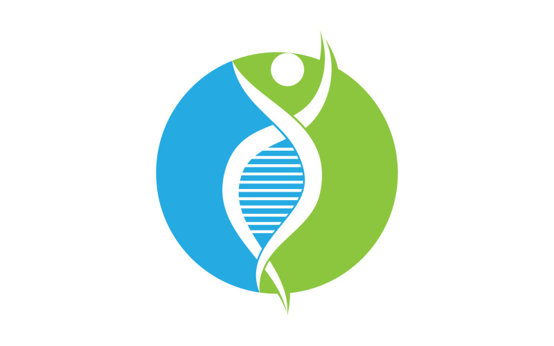Logo de l'ADN humain Icon Design Vector 37