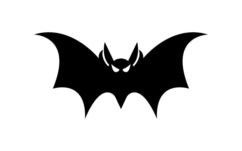 Bat Vector Icon Logo Template Illustration Design 12