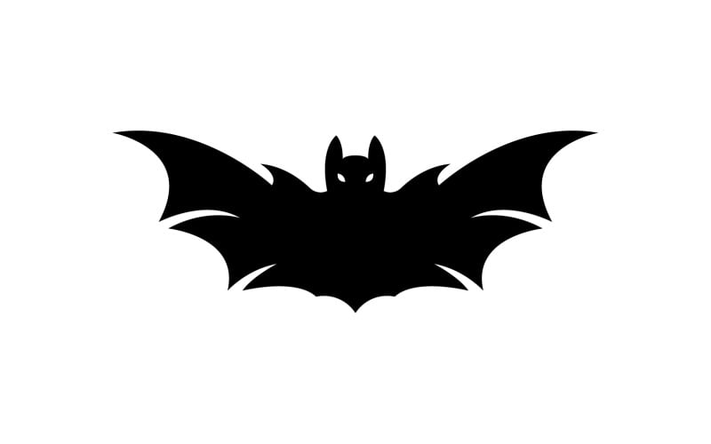Bat Vector Icon Logo Template Illustration Design 3