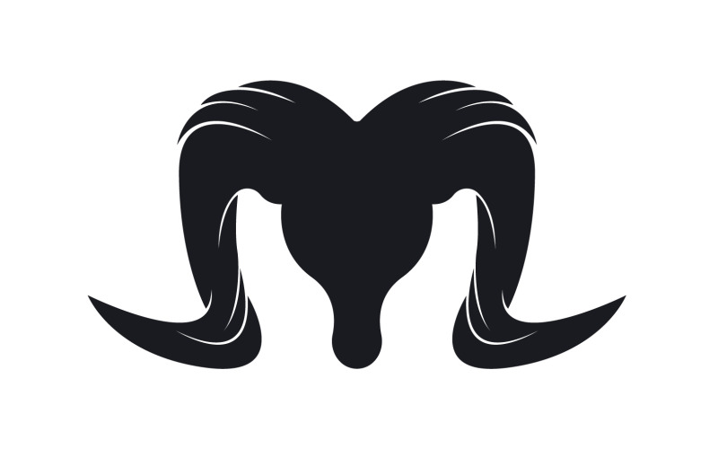 Chèvre Logo Template Vector Icon Illustration Design 13