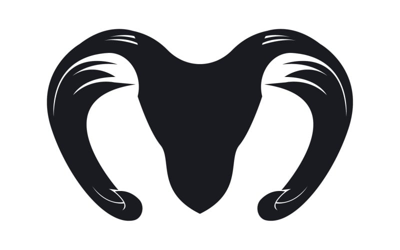 Koza Logo Szablon Wektor Ikona Ilustracja Projektu 4