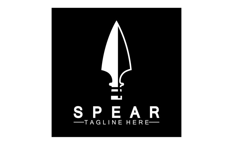 Spear Logo Lcon Vector Illustration Design 2