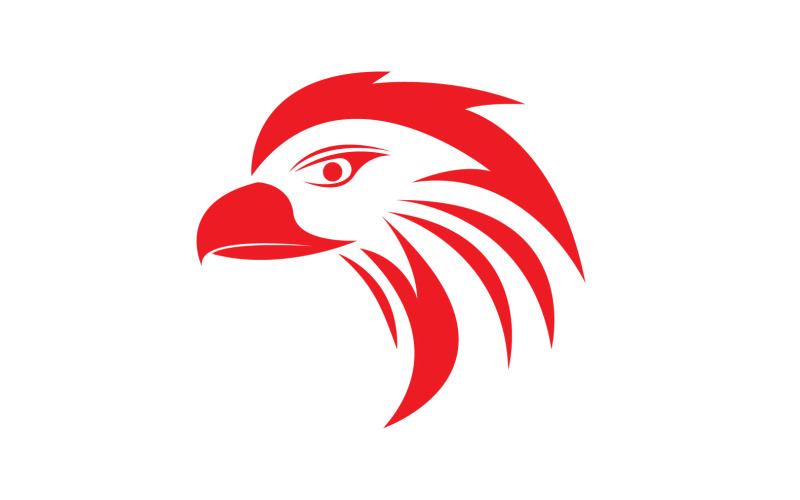 Orzeł Ikona Logo Projekt Wektor Szablon 3