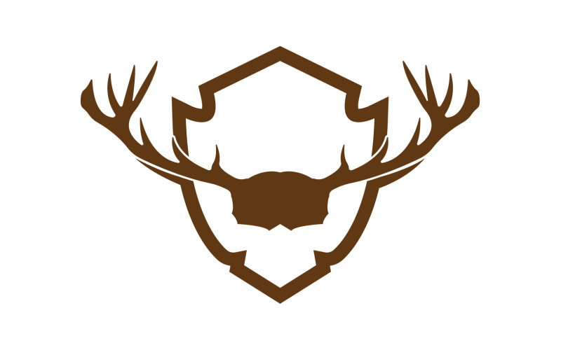 Creative Deer  Shield Logo Design Symbol Vector Illustration 24