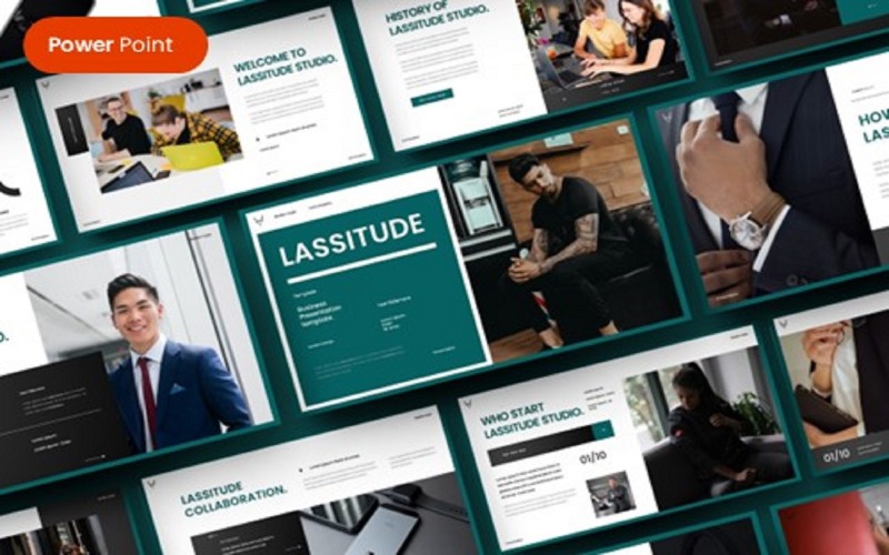 Lassitude – Business-PowerPoint-Vorlage