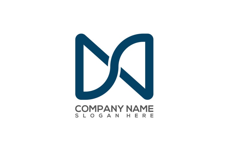 Ns | Premium Infinity Letter Ns eller Sn Logotypmall | Infinity bokstaven Ns vektor logotyp