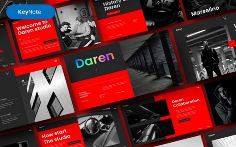 Daren – бізнес-шаблон доповіді