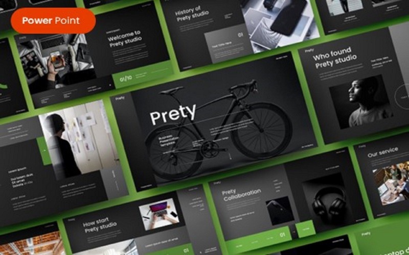 Prety – Шаблон бизнес-презентации PowerPoint
