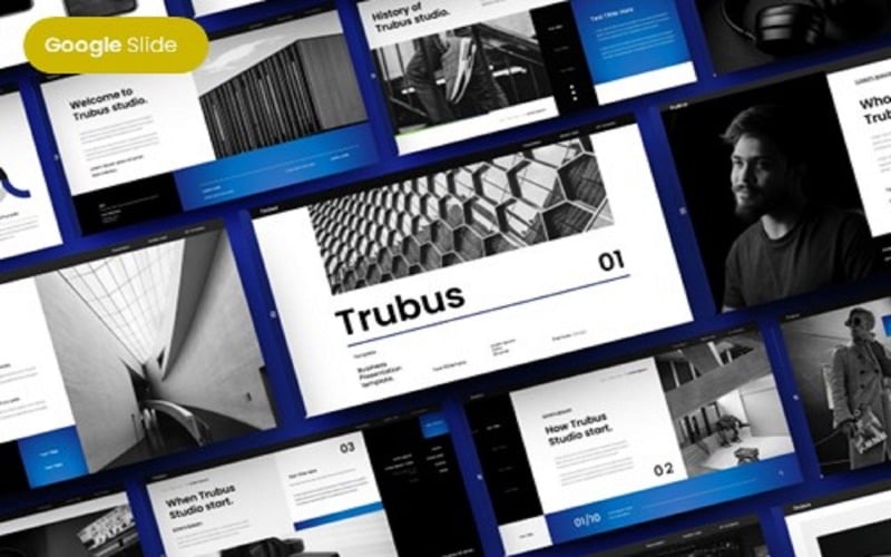 Trubus - Plantilla de diapositiva de Google de negocios