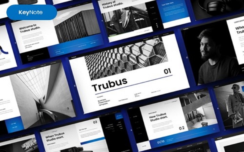 Trubus – шаблон бизнес-презентации