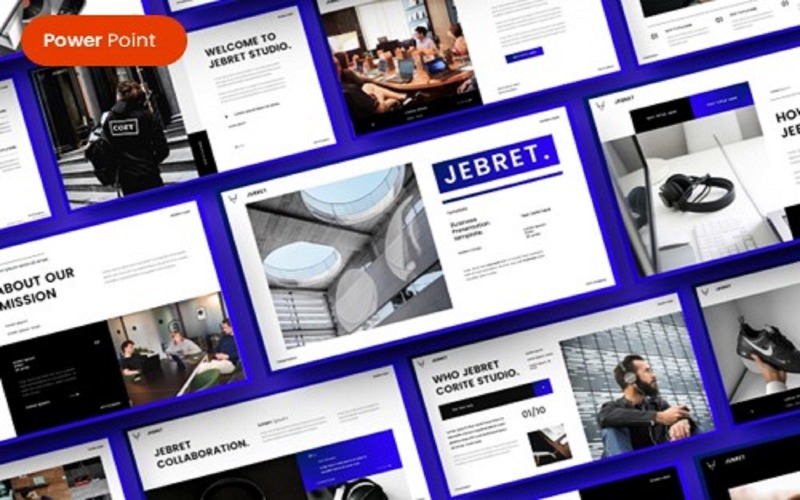 Jebret - Zakelijke PowerPoint-sjabloon