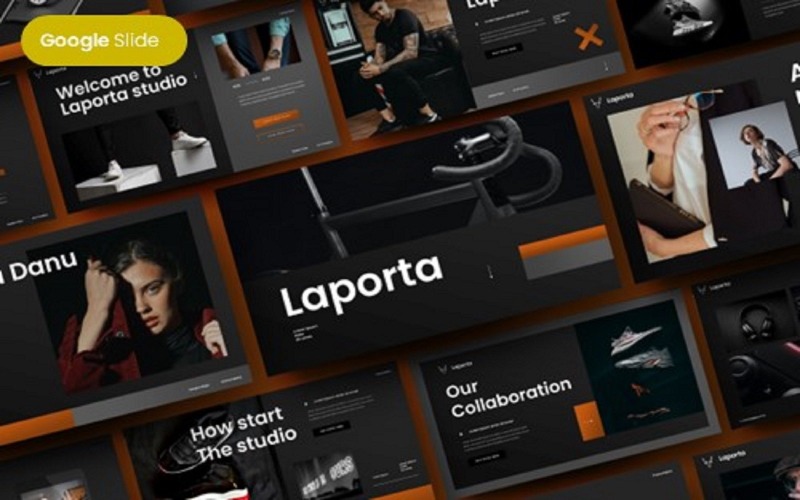 Laporta - Plantilla de diapositiva de Google de negocios