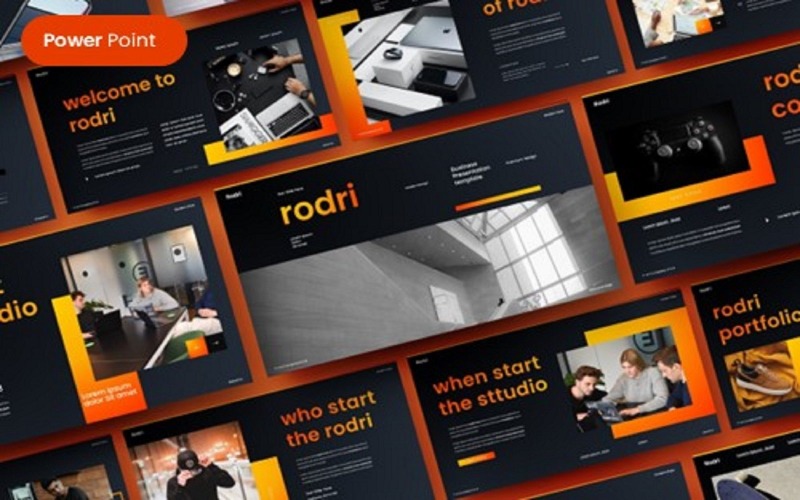 Rodri– Modèle PowerPoint d'entreprise