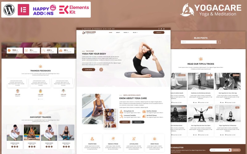 Yoga Care - Yoga & Meditation WordPress Theme