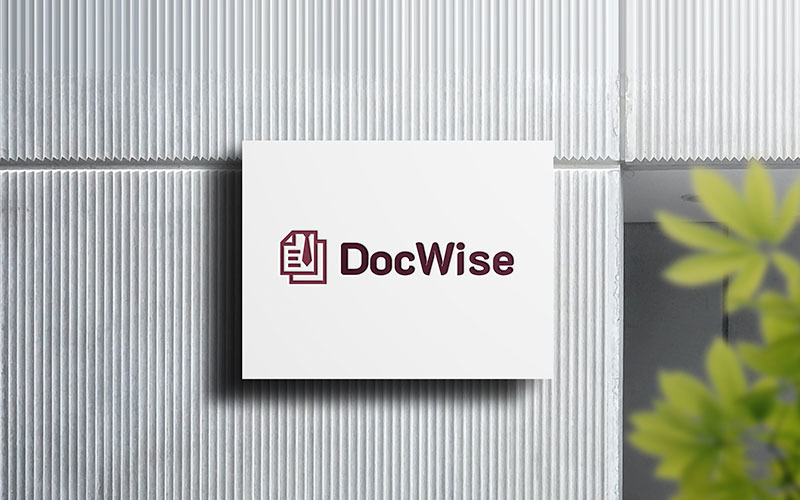 Design der DocWise-Logo-Vorlage