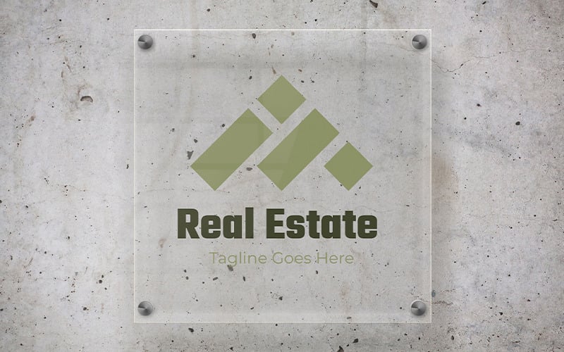 Modelo de logotipo moderno para imóveis