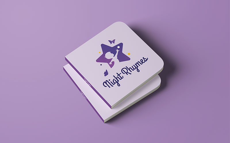 Night Rhymes Logo Template 304573 TemplateMonster