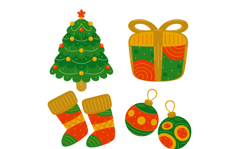 Pacote de vetores de Natal nº 01