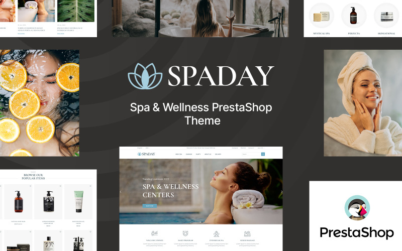 SpaDay - Prestashop-Thema für Spa- und Schönheitsgeschäfte