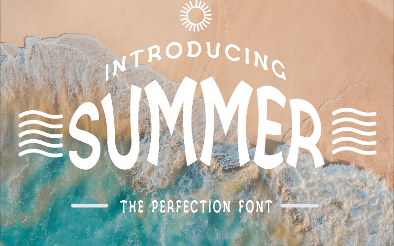 Verano - Mostrar fuente Sans Serif