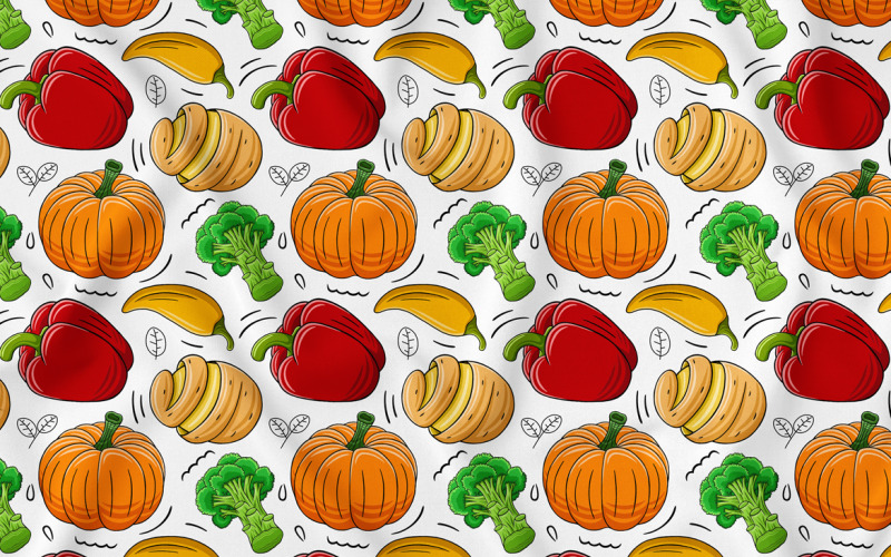 Légumes Mascotte Caractère Vector Illustration #02