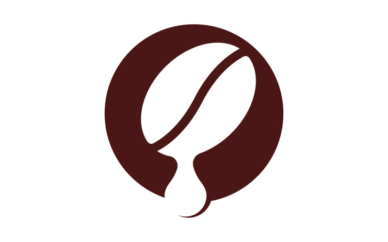 Kaffeetasse Logo Café Vektor Icon Design V11