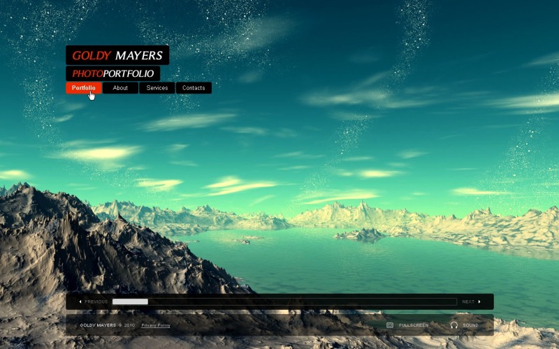 Photographer Portfolio Flash Template