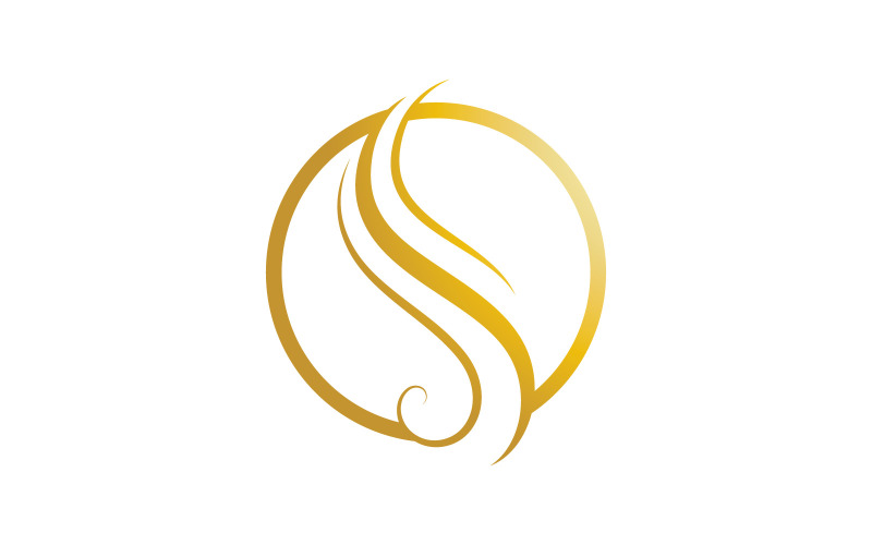 Cabelo mulher e rosto logotipo e símbolos V14