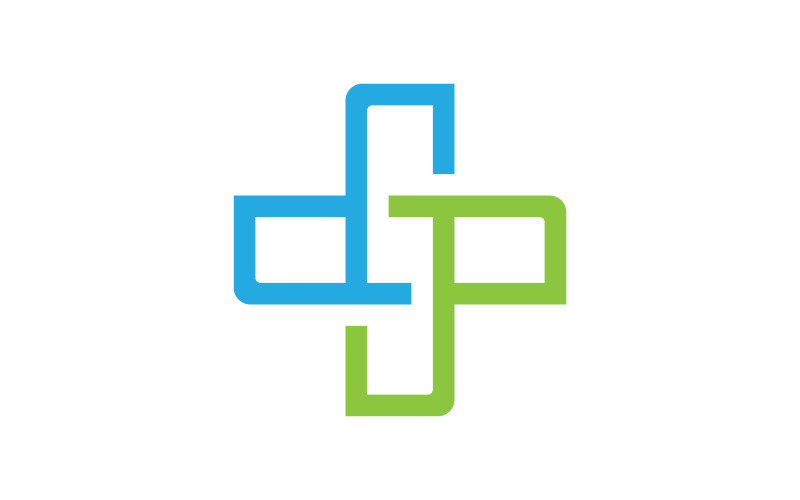 Medical Logo sign template vector illustration design V6
