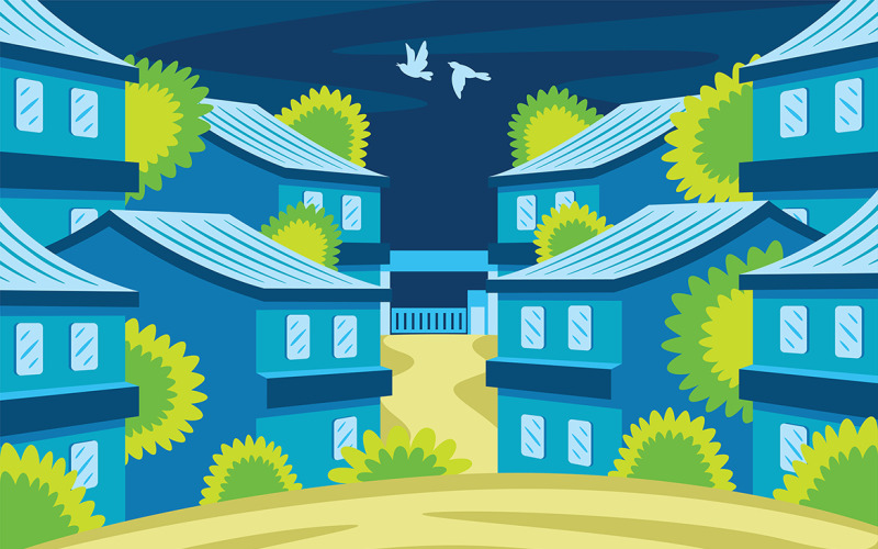 Ilustração Vetorial Imobiliária