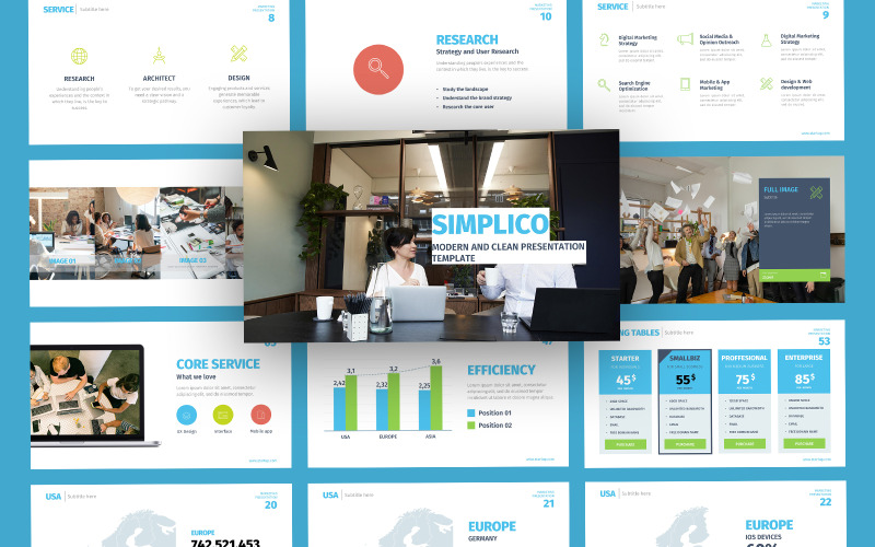 Simplico Marketing Business Keynote-Vorlage