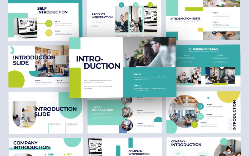 Geschäftseinführung Infografik Google Slides-Vorlage