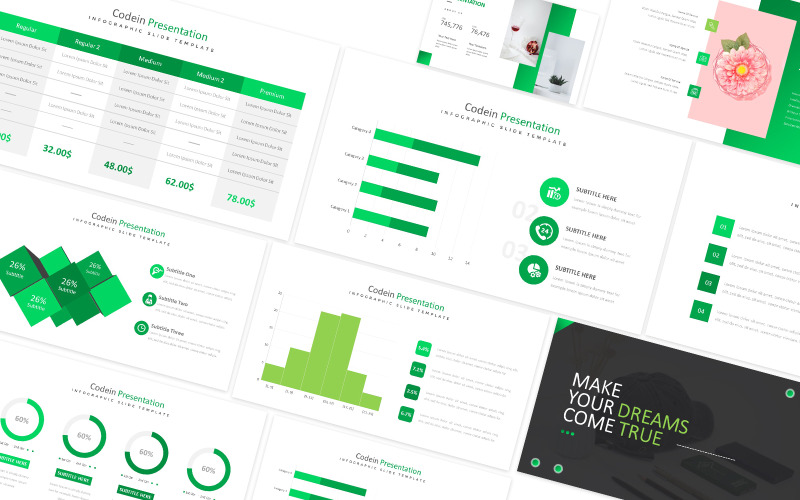 Modele Powerpoint Pro Modèle Powerpoint Codein Business #305947 - TemplateMonster