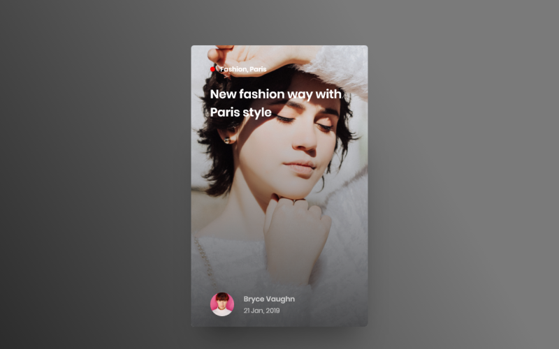 Blog Widget Hero Header Landing Page Adobe XD Template Vol 020