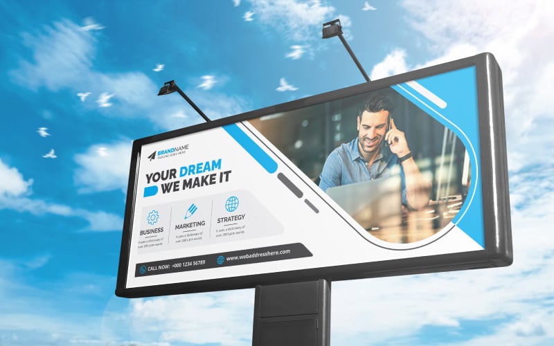 Professional Modern Creative Corporate Business Billboard Banner Ads