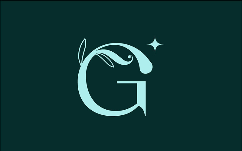 Stylish Floral Beauty Logo Royal Logo G