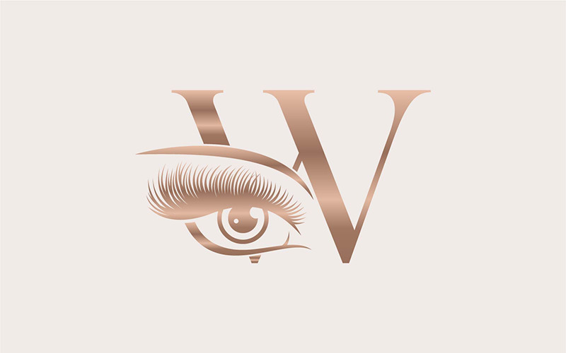 Création de logo de marque Beauté Cosmétique W
