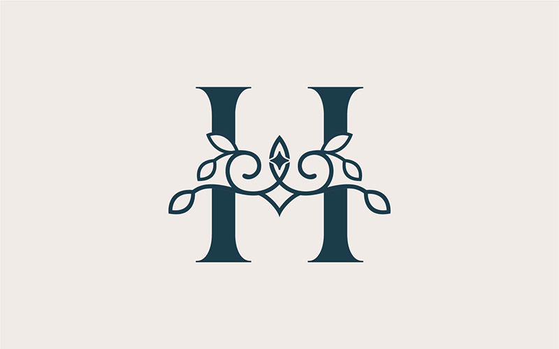 Designvorlage für Markenlogo Beauty Cosmetic H