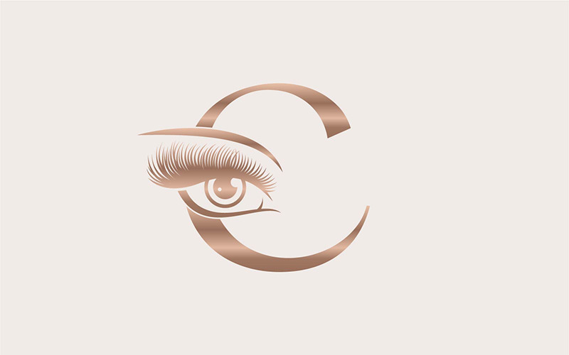 Marca Logo Diseño Belleza Cosmética C