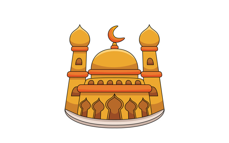 Elementi grafici di Ramadan Kareem #07