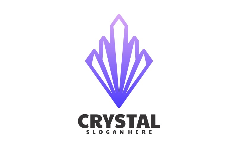 Crystal Line Art logóstílus