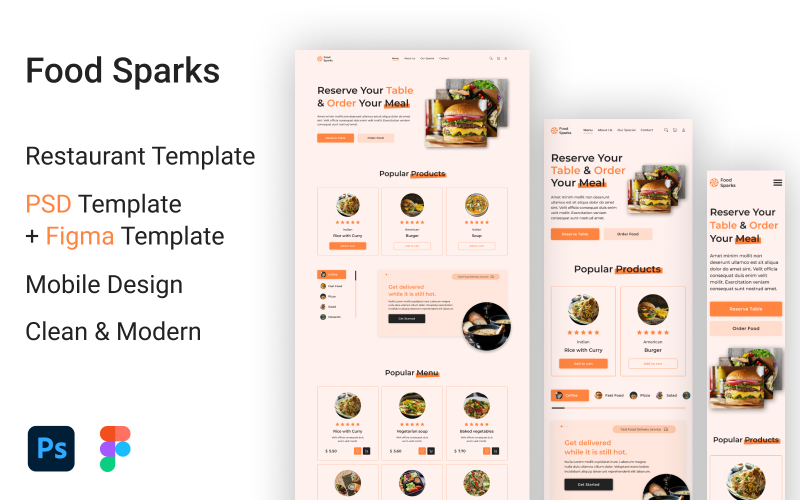 Food Sparks - Restaurang PSD-mall