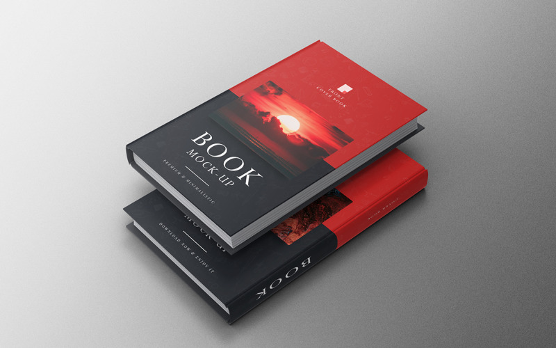 Book Mockup PSD Template Vol 32 #306905 - TemplateMonster