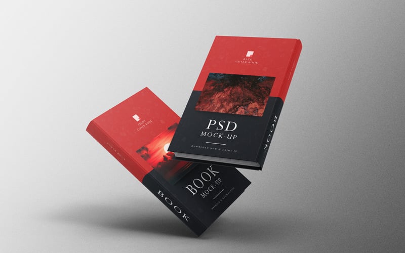 Libro Mockup Modello PSD Vol 35
