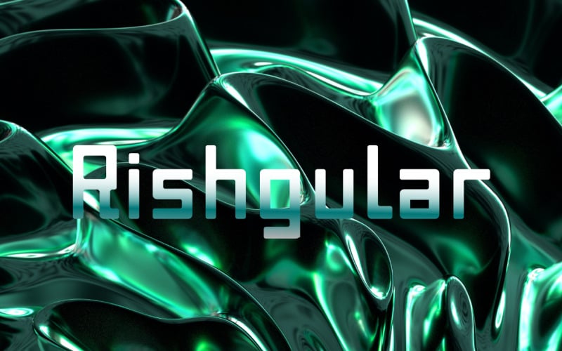 Rishgular Unique Sans Serif Font