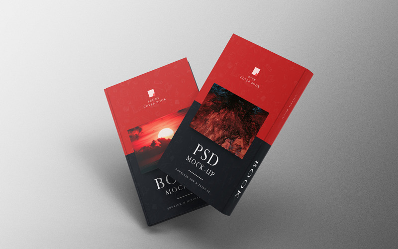 Boekmodel PSD-sjabloon Vol 56