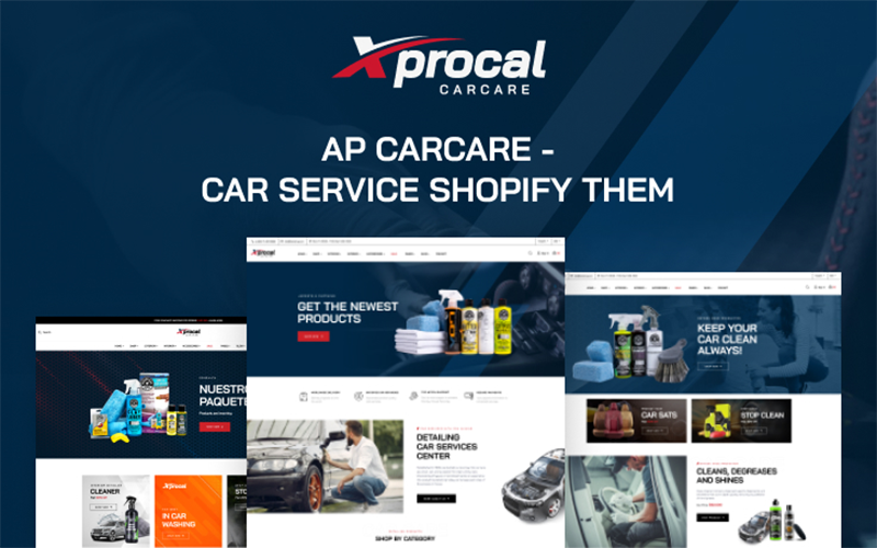 Ap Carcare - Tema Shopify del servizio auto