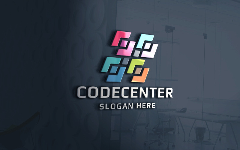 Logo professionnel du centre de code